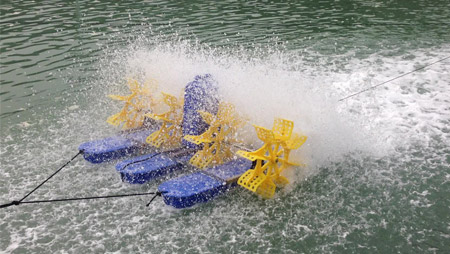 물고기 연못 통풍기의 폭기 원리