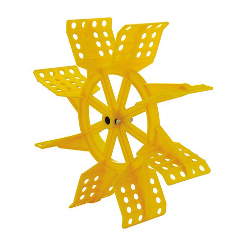 물레방아형 통풍기의 일체형 임펠러